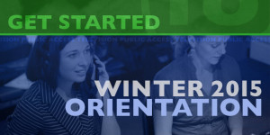 Winter 2015 Orientation