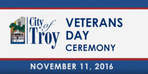 Troy Veterans Day 2016