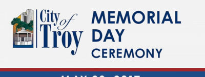 2017 Troy Memorial Day Ceremony