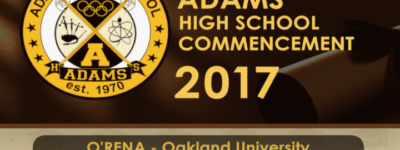 RCH Adams Commencement 2017