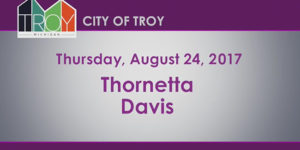 Troy Summer Concert - Thornetta Davis - Aug 24, 2017