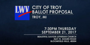 092117 LWV Troy Ballot Forum