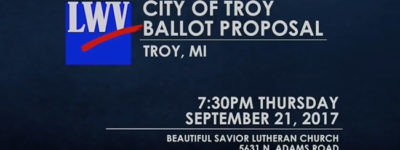 092117 LWV Troy Ballot Forum